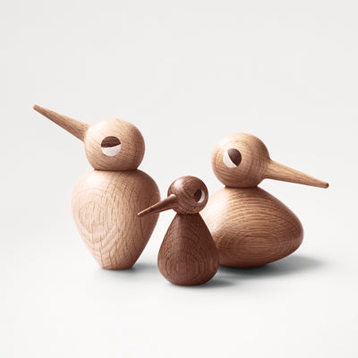 architectmade | wooden bird | small smoked oak