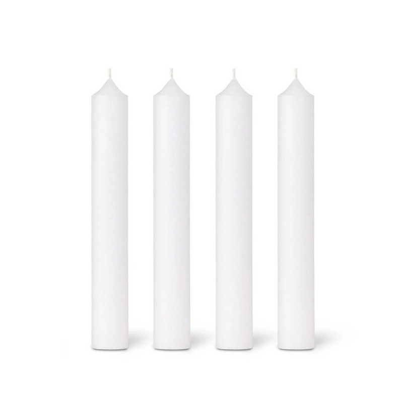 bougies la francaise | dinner candle pack of 12 | 20cm white