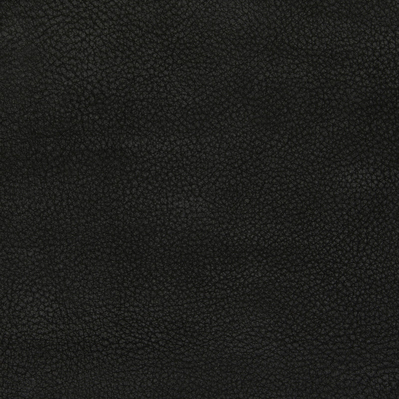 freifrau | nana armchair | cayenne ebony (black) leather + bronze frame