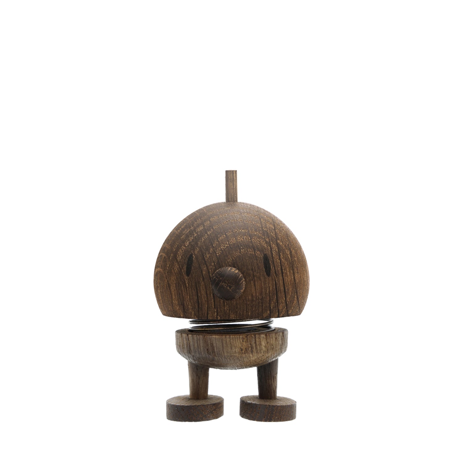 Hoptimist Small IQ Bumble - Bianco, 7cm - Portafortuna E Regalo Per Laurea Con Adesivi Per Cappello - 2