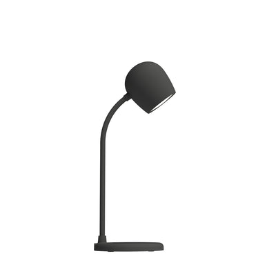 kreafunk | ellie table lamp with speaker + charger | black