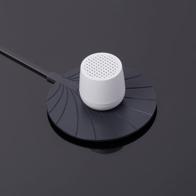 lexon | mino+ bluetooth speaker wireless charge | matte white