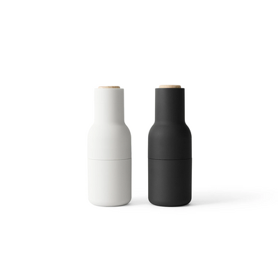 audo copenhagen (menu) | bottle grinder set | ash carbon + beech lid
