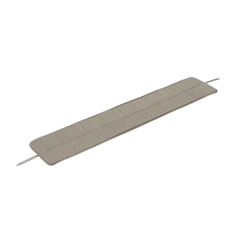 PARTS: muuto | linear steel bench seat pad | twitell light grey 170cm