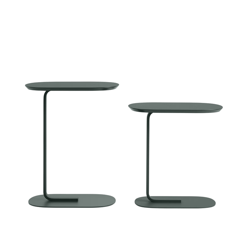 muuto | relate side table | dark green 60.5cm