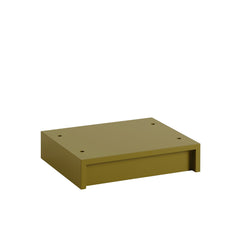 muuto | stacked storage system | plinth 43.5cm | brown green