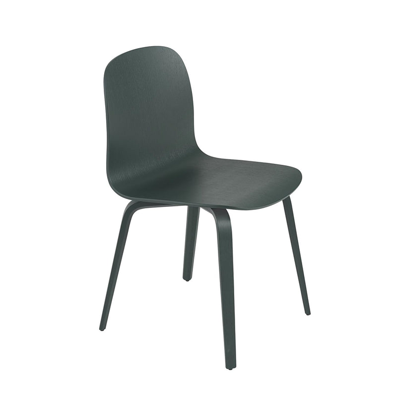 muuto | visu chair | wood base | dark green