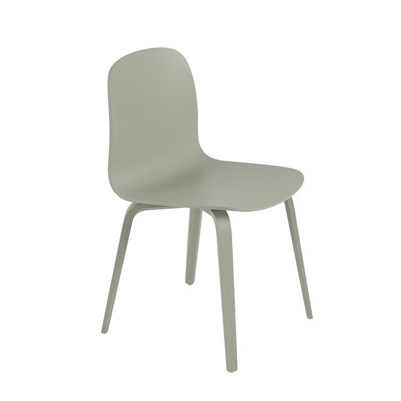 muuto | visu chair | wood base | dusty green
