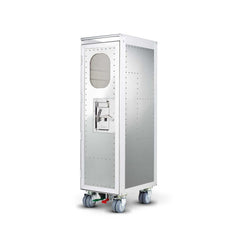 bordbar | rivet rocker trolley | OUTER TROLLEY ONLY - aluminium with window