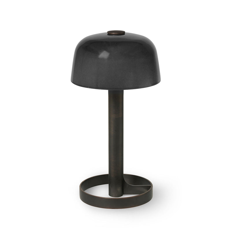 rosendahl | soft spot portable table lamp | smoke