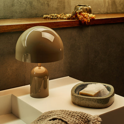 tom dixon | bell portable lamp | taupe