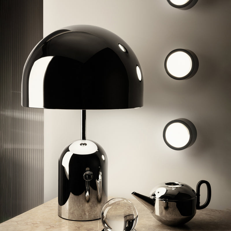 tom dixon | bell table lamp | silver
