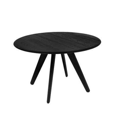 tom dixon | slab table round 120cm | black oak