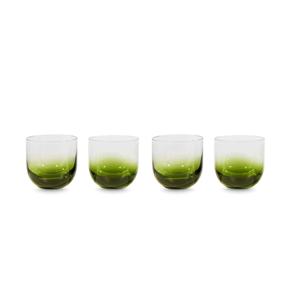 tom dixon | tank whisky glass | set of 4 | green - limited edition
