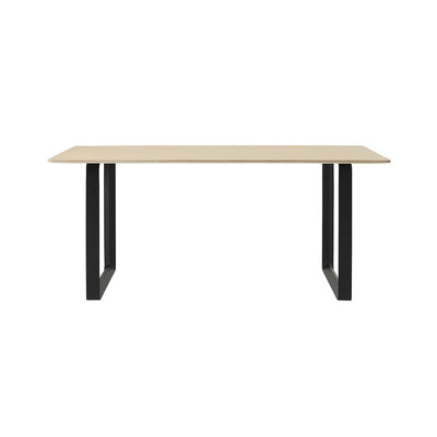 muuto | 70/70 table | oak veneer + black leg | 170cm