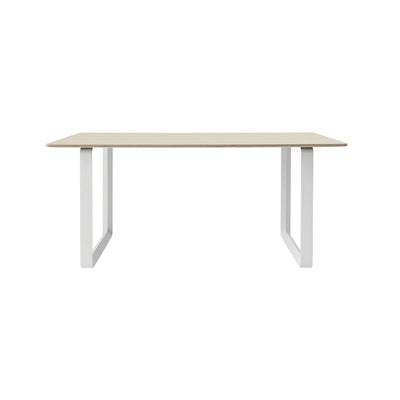 muuto | 70/70 table | oak veneer + white leg | 170cm