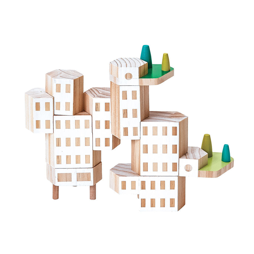 areaware blockitecture garden city classic set DC top3 by design