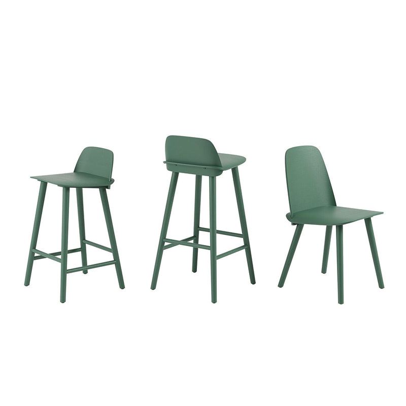 muuto | nerd counter stool | 65cm green