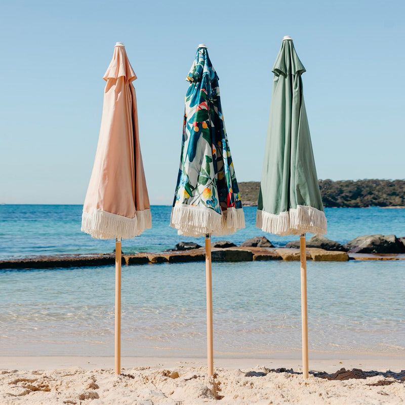 basil bangs | premium beach umbrella | field day