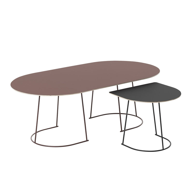 muuto | airy coffee table | plum large - DC