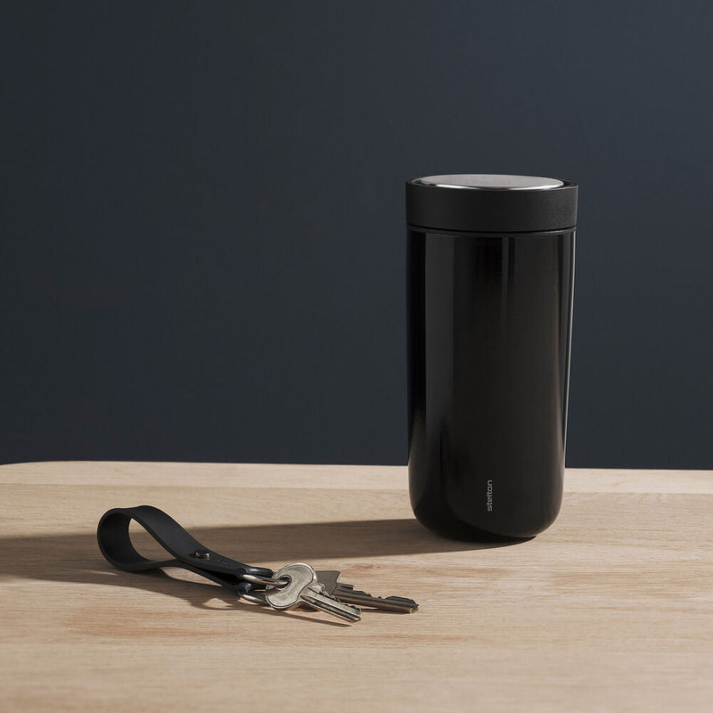 stelton | to go click vacuum insulated cup | black 400ml