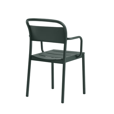 muuto | linear steel armchair | dark green