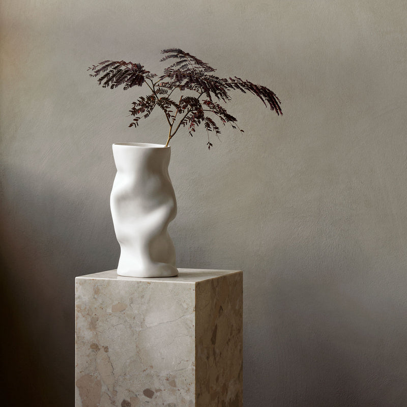 audo copenhagen (menu) | collapse vase | white 30cm - DC