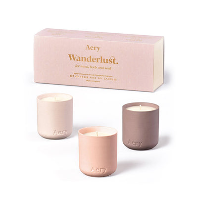 aery living | fernweh scented candle gift set | wanderlust ~ DC