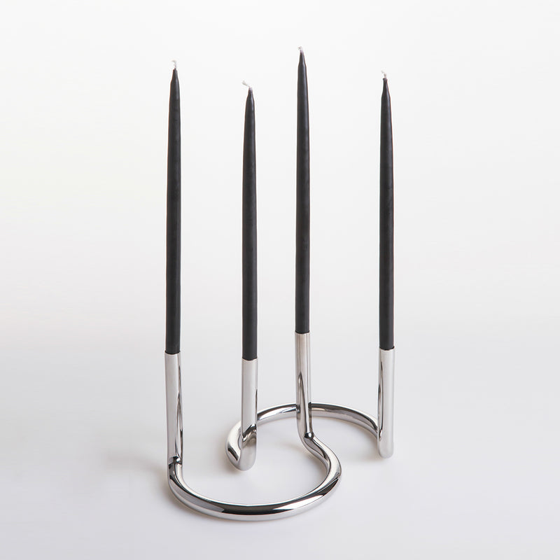 architectmade | gemini candleholder | stainless steel