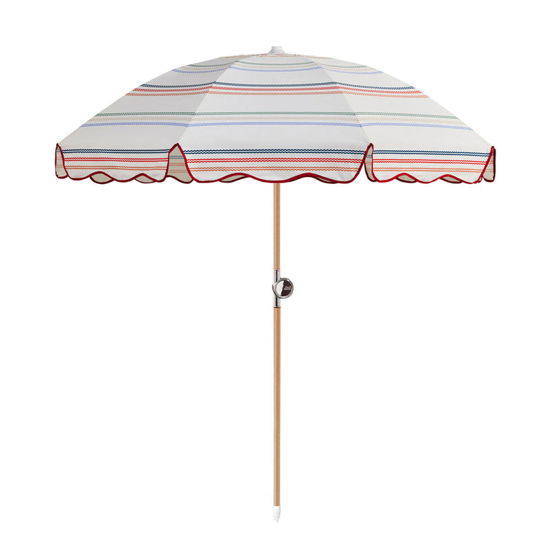 basil bangs | premium beach umbrella | ribbon