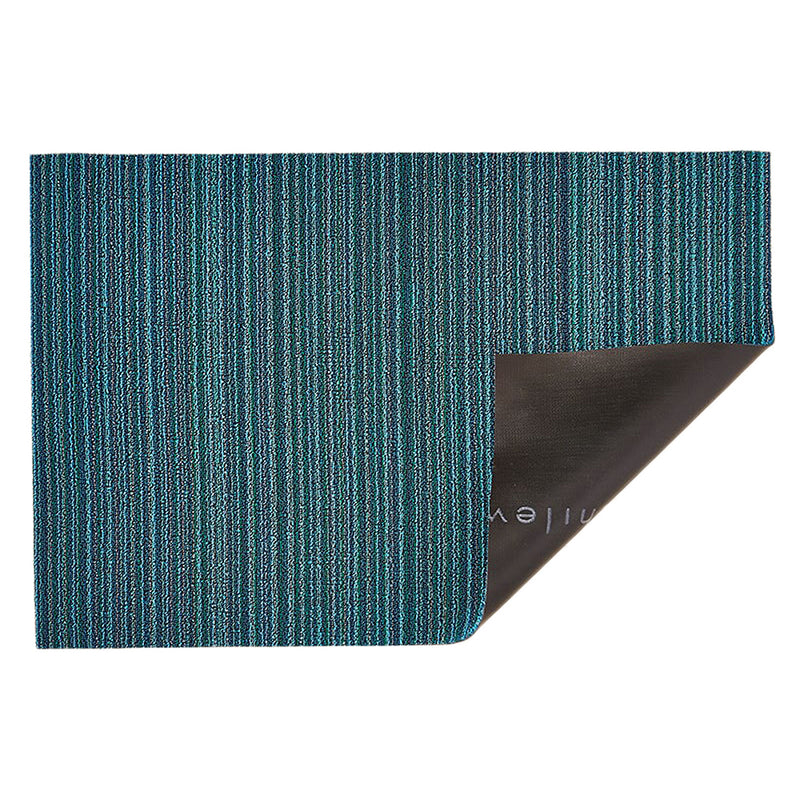 chilewich | doormat 46x71cm (18x28") | skinny stripe turquoise