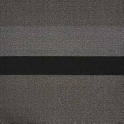 chilewich | big mat 91x152cm (36x60") | bold stripe silver + black
