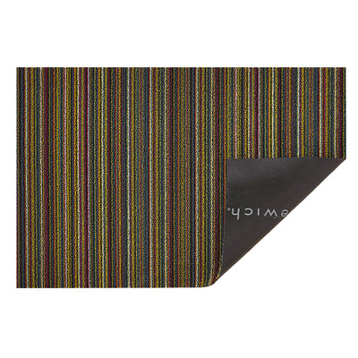 chilewich | large doormat 61x91cm (24x36") | skinny stripe bright multi