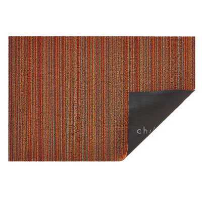 chilewich | large doormat 61x91cm (24x36") | skinny stripe orange