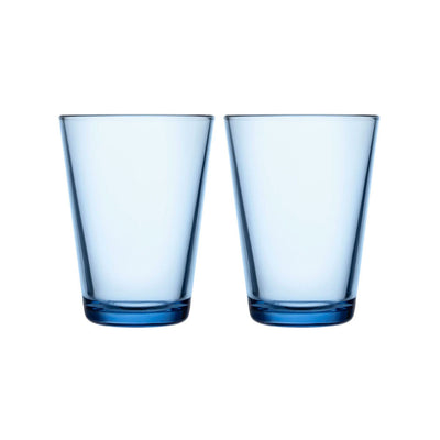 iittala | kartio highball glass | set of 2 | aqua