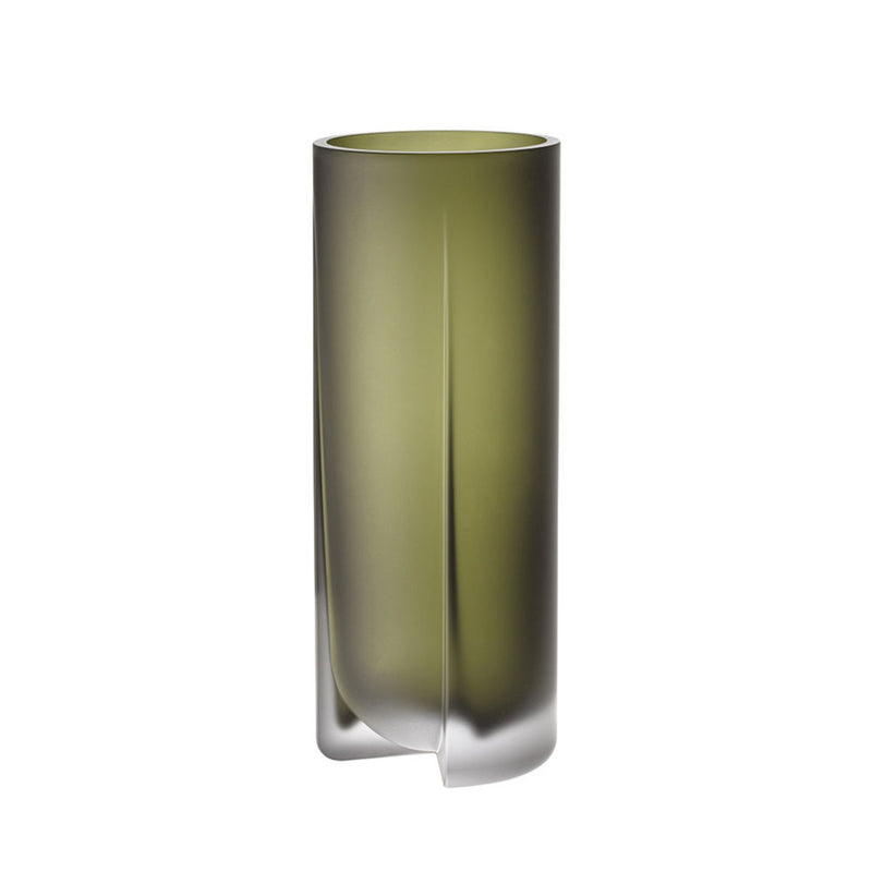 iittala | kuru vase | frosted moss green - DC