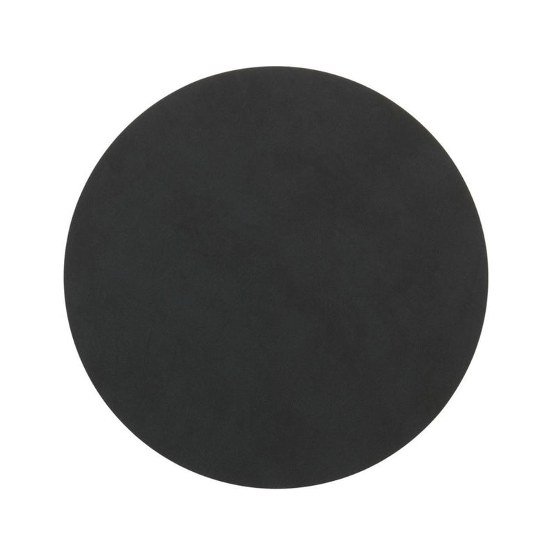 lind dna | table mat | circle medium | nupo black