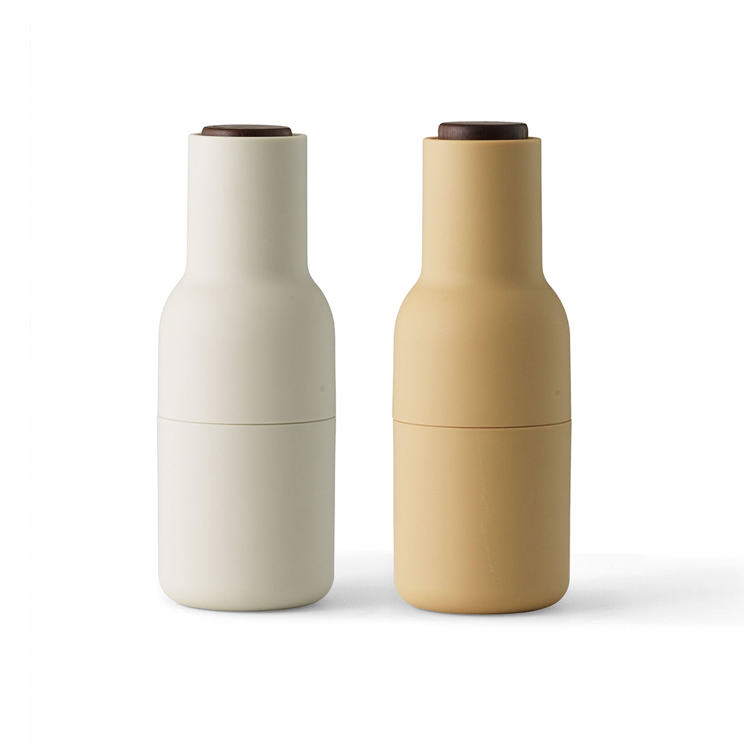 audo copenhagen (menu) bottle grinder set barley + walnut lid