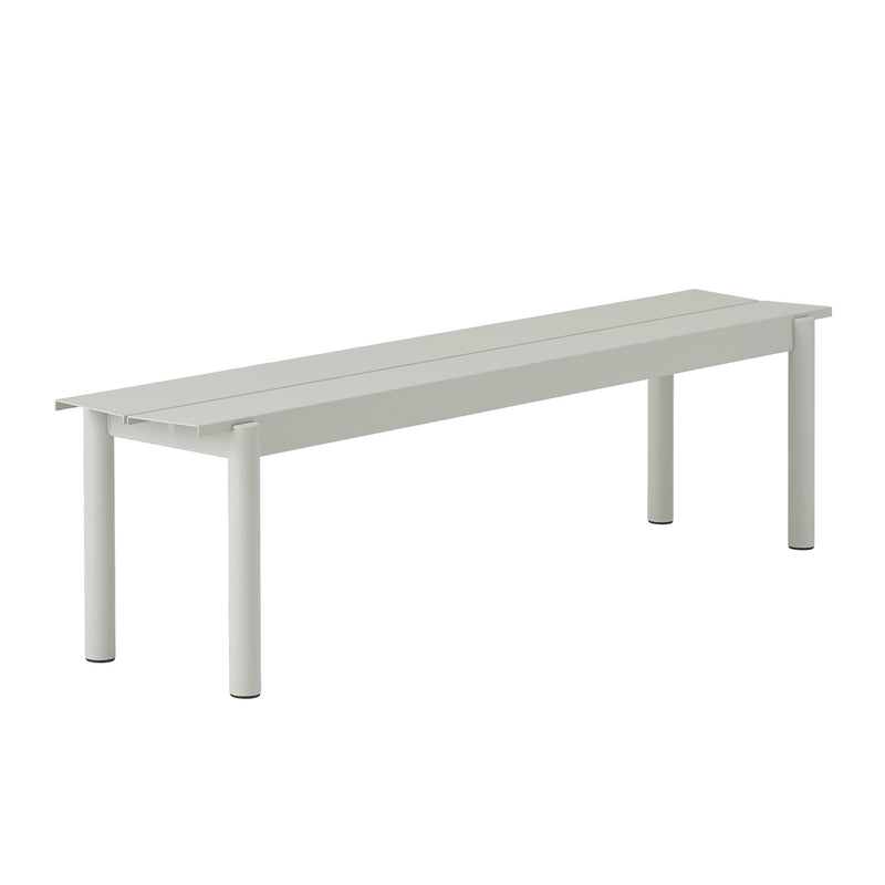 muuto | linear steel bench | grey 170cm