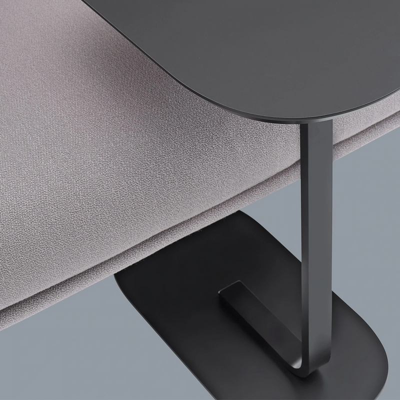 muuto | relate side table | black 73.5cm