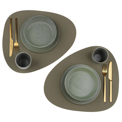 lind dna | table mat | curve large | nupo army green