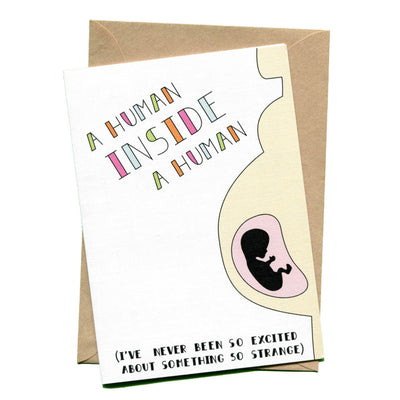 things by bean | greeting card | a human inside a human