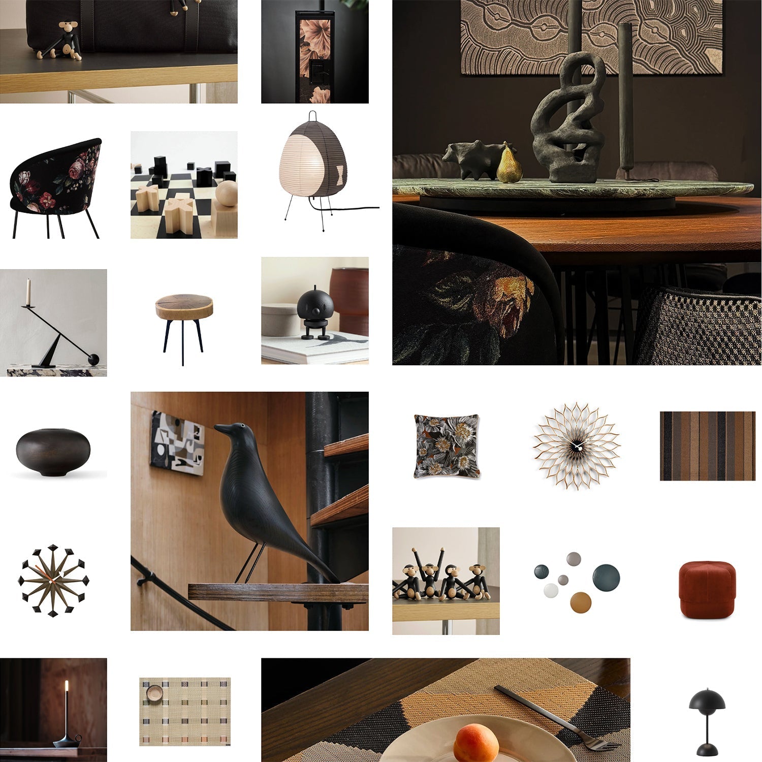 Inspiration |  a dark and expressive interior 🖤