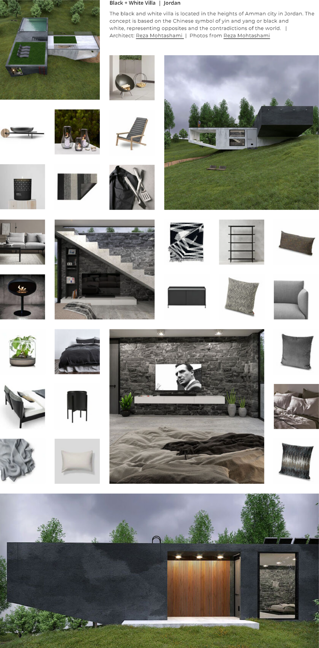 Black + White Villa  |  Jordan