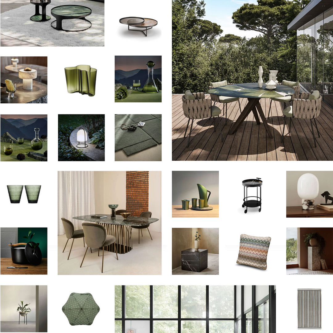 Top inspiration board - earthy tones