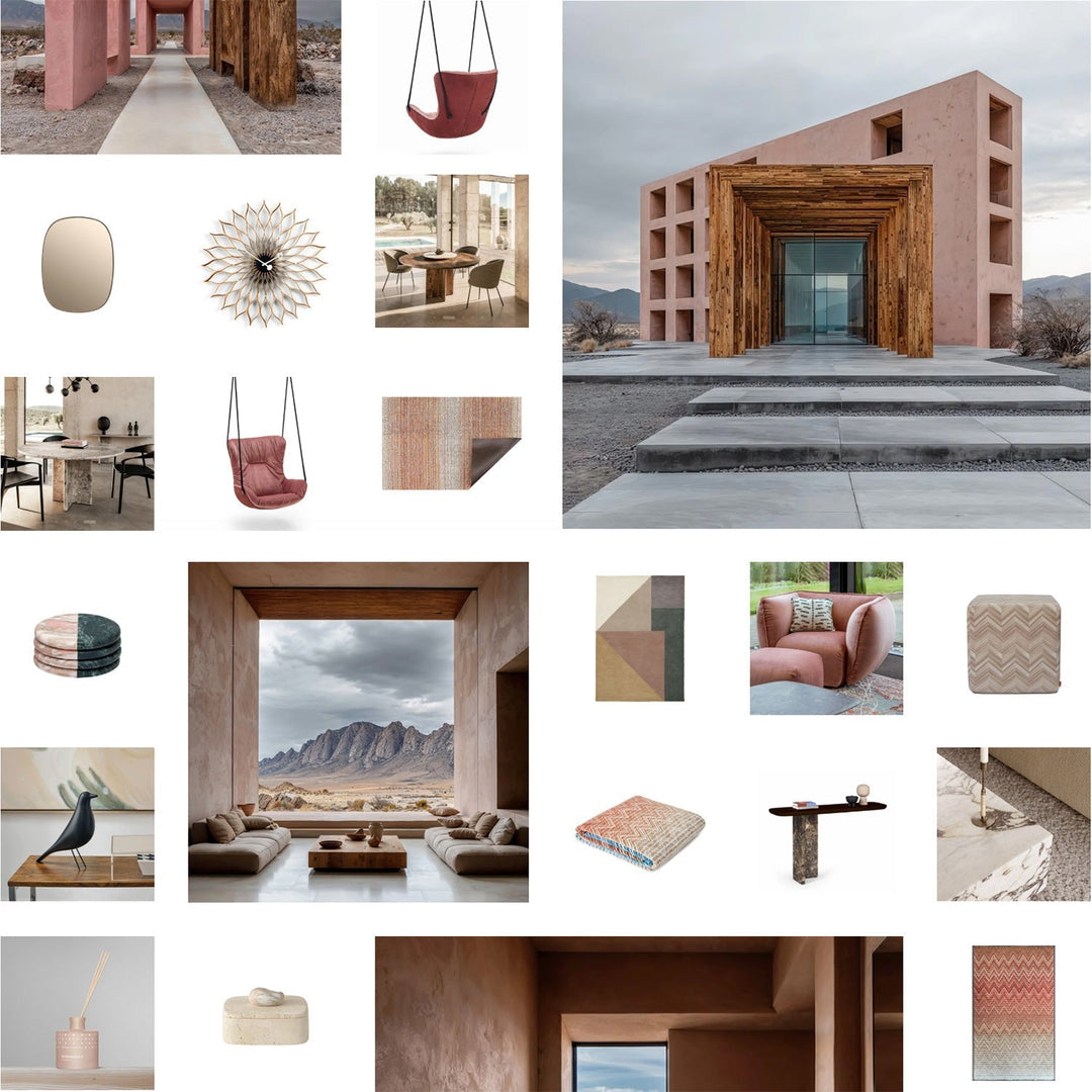 Inspiration |  brustalist blush