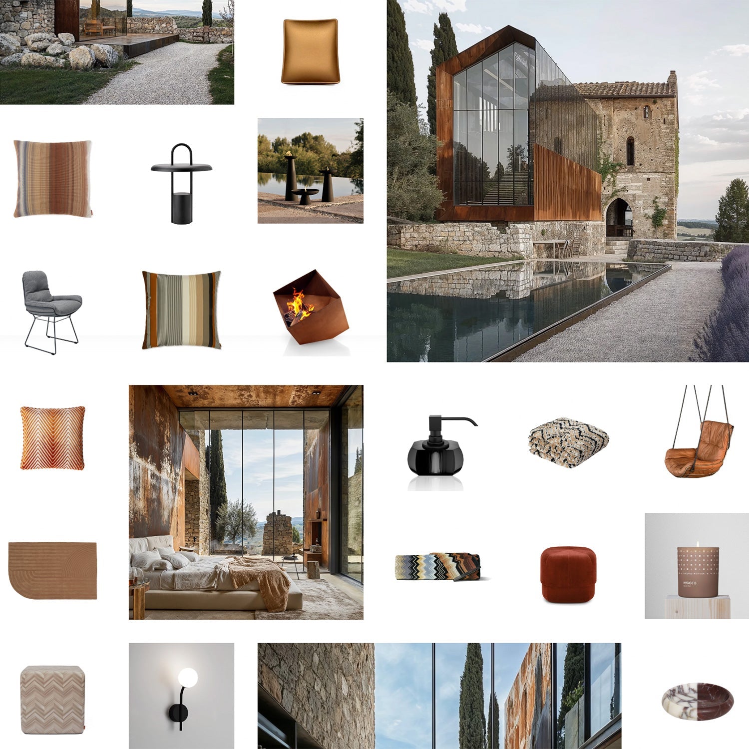 Inspiration |  tuscan ruins re-imagined