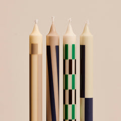 collection | hay pattern candles