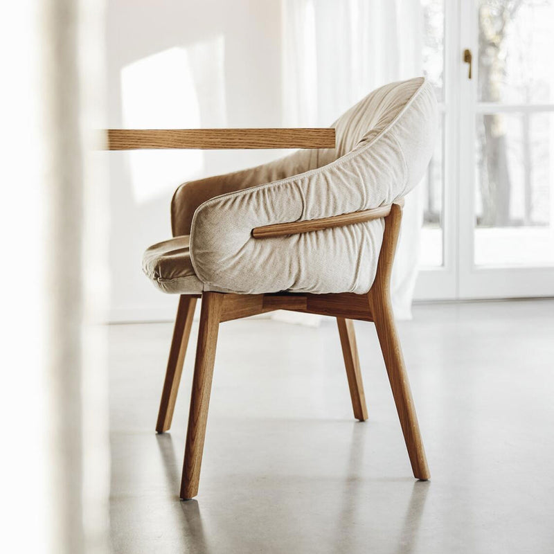 freifrau | marie armchair | maple 202 + wooden frame