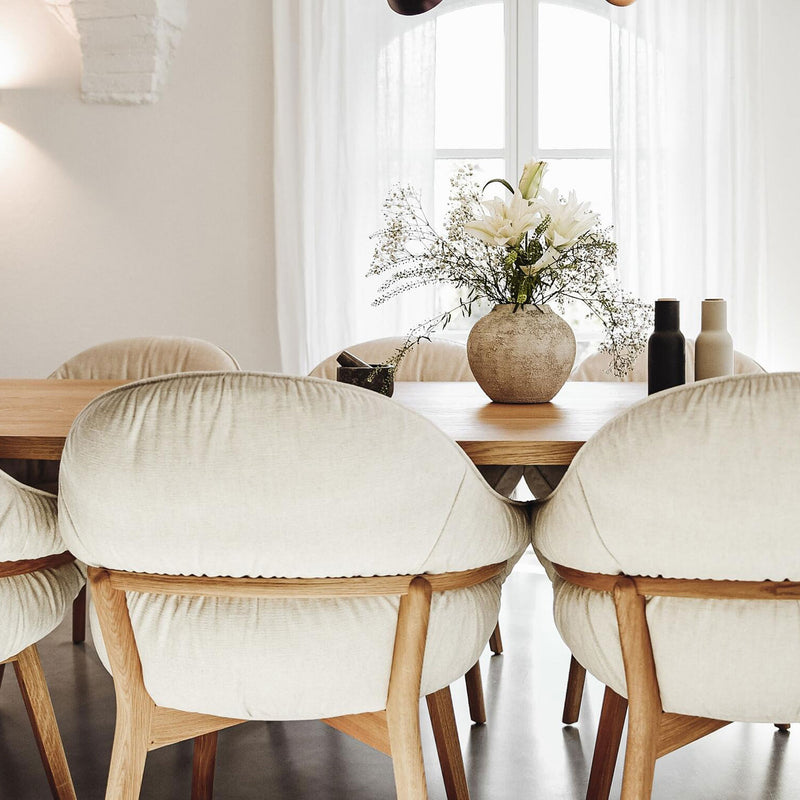 freifrau | marie armchair | maple 202 + wooden frame